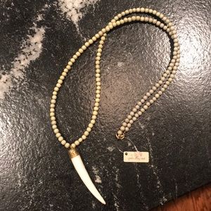 Faux ivory bone neckclace